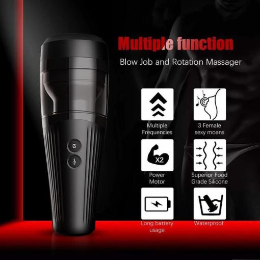 Handsfree Masturbator | Thrusting Sex Toy Vibrating Cup