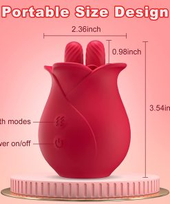 French Rose Licking & Vibrating Stimulator