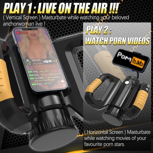 2 In 1  Automatic Telescopic Male Masturbator  With Quick Cup Pickup