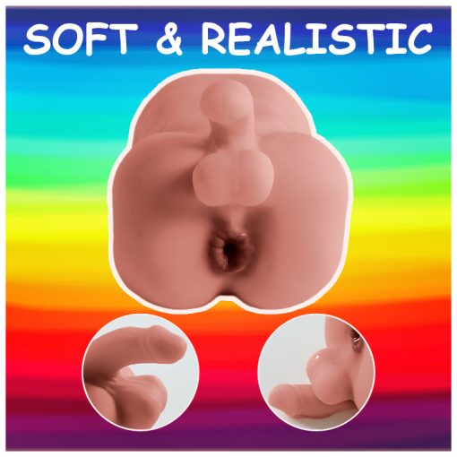 Shemale Sex pocket pussy with Torso and Realistic Dildo