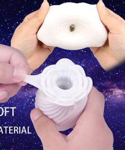 Rose Portable Pocket Pussy Egg with 3D Realistic Textured
