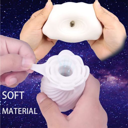 Rose Portable Pocket Pussy Egg with 3D Realistic Textured