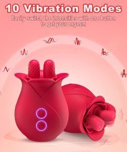 French Rose Licking & Vibrating Stimulator