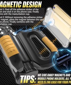 2 In 1  Automatic Telescopic Male Masturbator  With Quick Cup Pickup