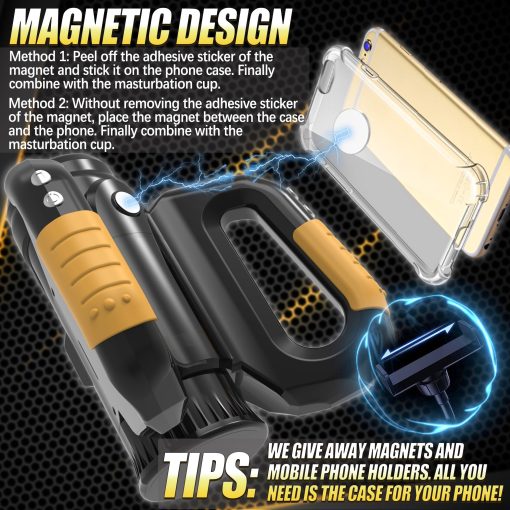 2 In 1  Automatic Telescopic Male Masturbator  With Quick Cup Pickup