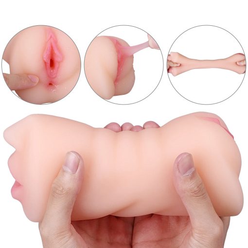 Three Holes Oral Sex Pussy Two Cock Rings  Masturbatin
