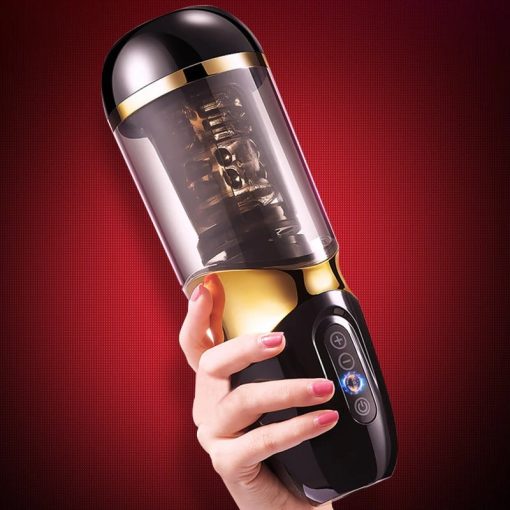 Telescopic Rotation 10*10 Modes Silicone Vagina Masturbator