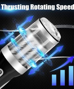 Automatic 7*7 Thrusting Rotating Modes Oral Sex Masturbator