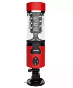 Telescopic Rotating Masturbator with Interactive Voice