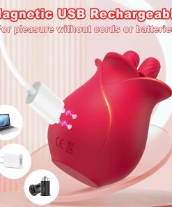 French Rose Licking & Vibrating Stimulator