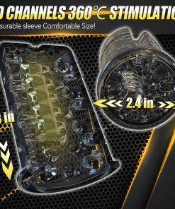 2 In 1  Automatic Telescopic Male Masturbator  With Quick Cup Pickup