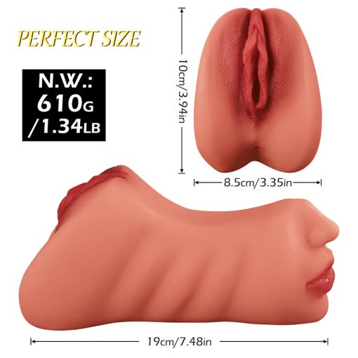 3IN 1 Realistic Pocket Pussy