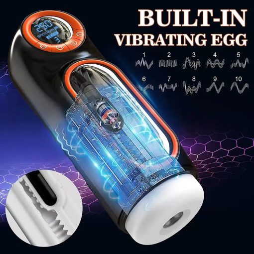 Quusvik Men's Automatic Masturbation Cup with Suction & Heating