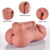 Muscle Body Tight Anal Male Masturbator With Lifelike Dildo