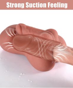 Muscle Body Tight Anal Male Masturbator With Lifelike Dildo