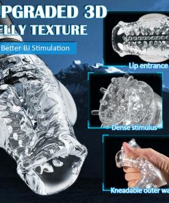 Thrusting Rotating 7 Vibrating Oral Sex Handheld Masturbator