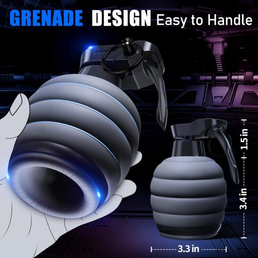 Hand Grenades Penis Trainer  Electric Oral Sex toy