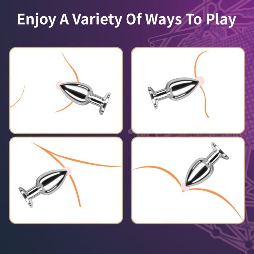 Light Up Anal Vibrator Prostate Stimulor Toys with APP