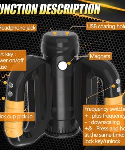2 In 1  Automatic Telescopic Male Masturbator  With Quick Cup Pickup
