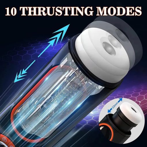 Quusvik Men's Automatic Masturbation Cup with Suction & Heating