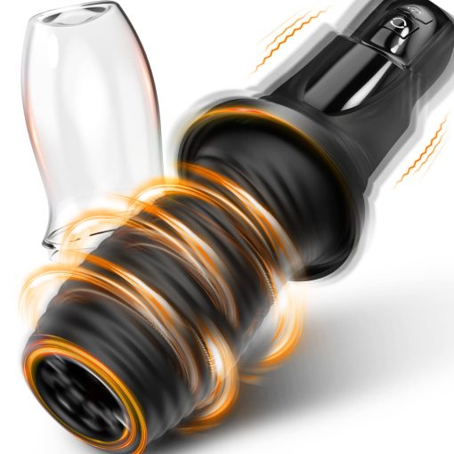 360° Tightly Wrapped 7 Rotations & 7 Vibrations Automatic Male Masturbator