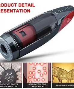 The KING Sucking Heating Telescopic Rotating Male Masturbator