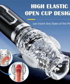 Thrusting Rotating 7 Vibrating Oral Sex Handheld Masturbator