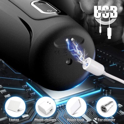 Hands Free 10 Thrusting Rotating Automatic Male Masturbator