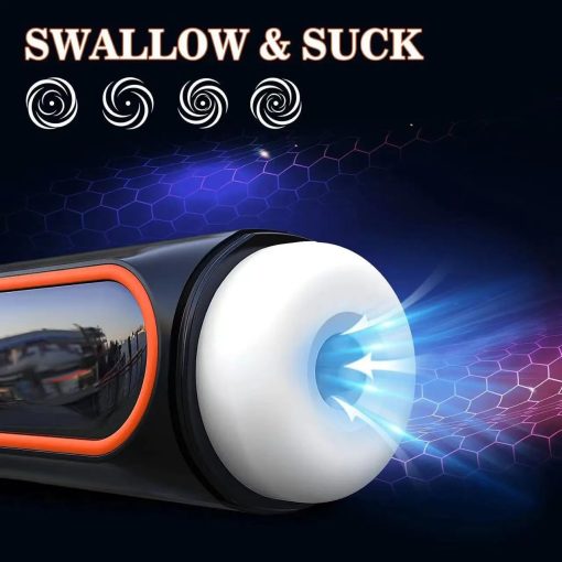 Quusvik Men's Automatic Masturbation Cup with Suction & Heating