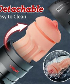 Thunder 10 Vibrating Masturbation Cups and Pussy Pockets 2 in 1 APP Control