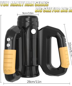 2 In 1  Automatic Telescopic Male Masturbator  With Quick Cup Pickup