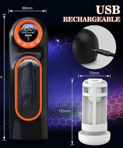 Quusvik Men's Automatic Masturbation Cup with Suction & Heating