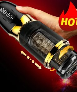 Telescopic Rotation 10*10 Modes Silicone Vagina Masturbator