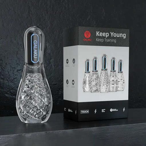Bowling Ball 5 Stages Electric Vibrating Penis Trainer Masturbation Cup