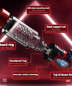 Intelligent rotational and suction male penis trainer