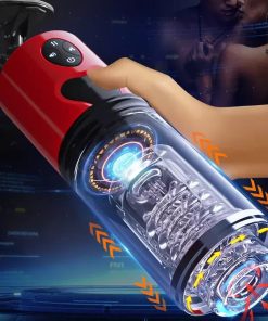 Intelligent rotational and suction male penis trainer