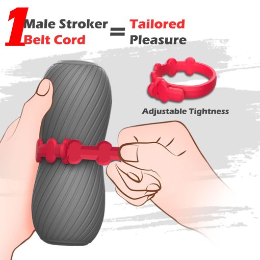 Adjustable Male Masturbator Adult Toys for Men Blowjob
