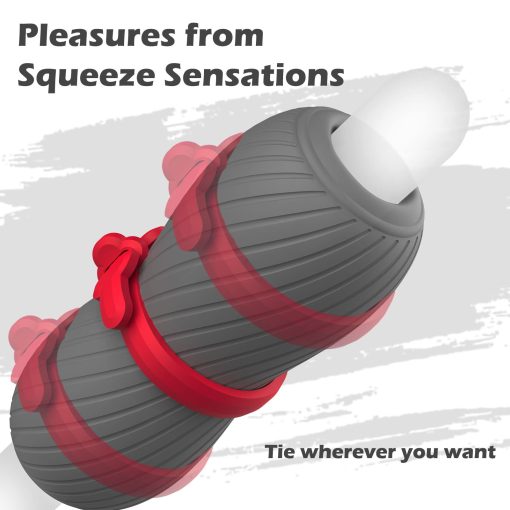Adjustable Male Masturbator Adult Toys for Men Blowjob