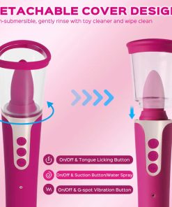 Jade - 3 in 1 Clit Licking Sucking G Spot Vibrator