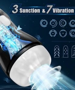 Upgraded 7 Vibration & Suction Modes Automatic Male Masturbators