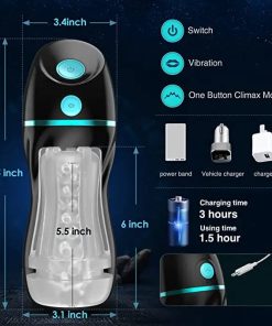 Upgraded 7 Vibration & Suction Modes Automatic Male Masturbators