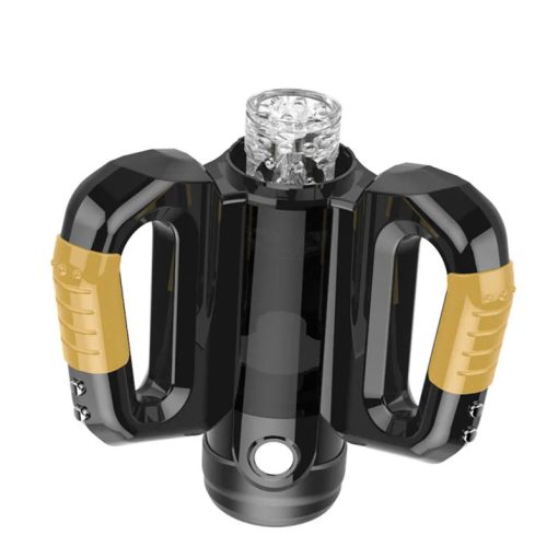 2 In 1  Automatic Telescopic Male Masturbator  With Quick Cup Pickup