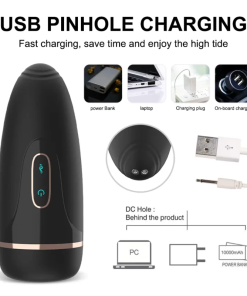 Electric male masturbator and penis trainer