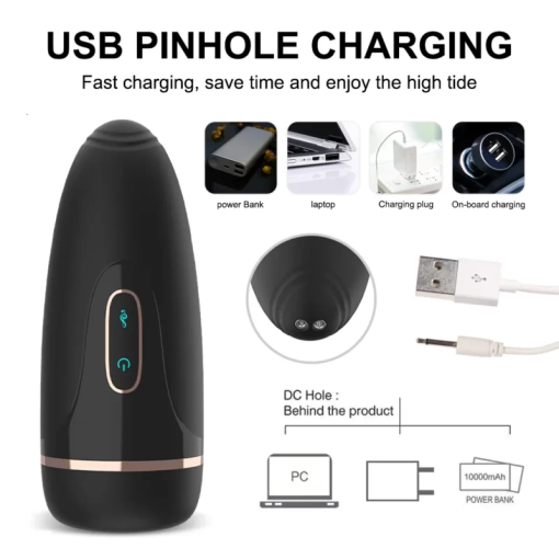 Electric male masturbator and penis trainer