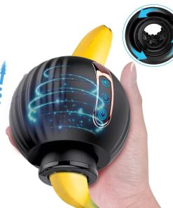 3 in 1 Telescopic Rotating Voice Masturbation Cup