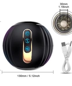 3 in 1 Telescopic Rotating Voice Masturbation Cup