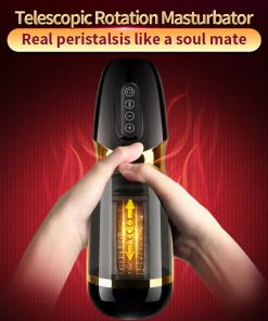 Telescopic Rotation 10*10 Modes Silicone Vagina Masturbator