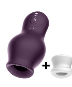 IPX7 Real Blowjob 7 Frequency Vacuum Sucking Masturbator