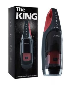 The KING Sucking Heating Telescopic Rotating Male Masturbator