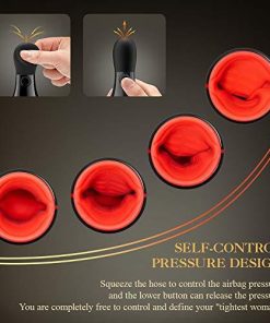 Sucking Vibrating Heating Handjob Cup with Built-in Airbag